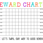 Printable Reward Chart Intended For Blank Reward Chart Template