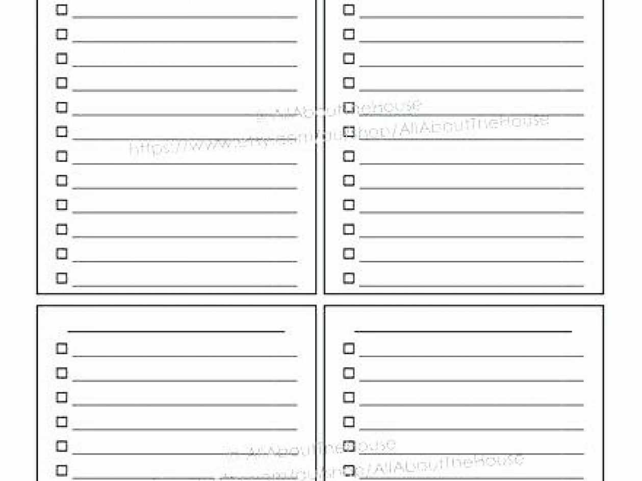 Printable To Do List Templates Regarding Blank Checklist Template Word