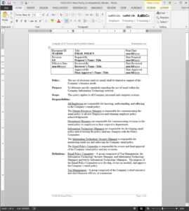 Procedure Manual Template Word Free - Karan.ald2014 inside Procedure Manual Template Word Free