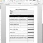 Product Design Review Checklist Template | Pm1010 4 Intended For Free Standard Operating Procedure Template Word 2010