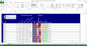 Project Portfolio Management Excel Template - Engineering regarding Portfolio Management Reporting Templates