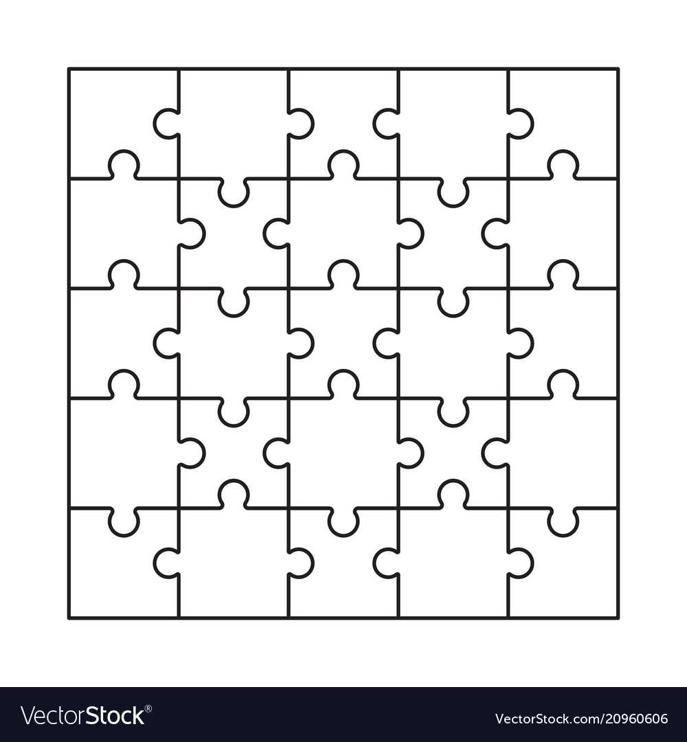 Puzzle Blank Template For Blank Jigsaw Piece Template