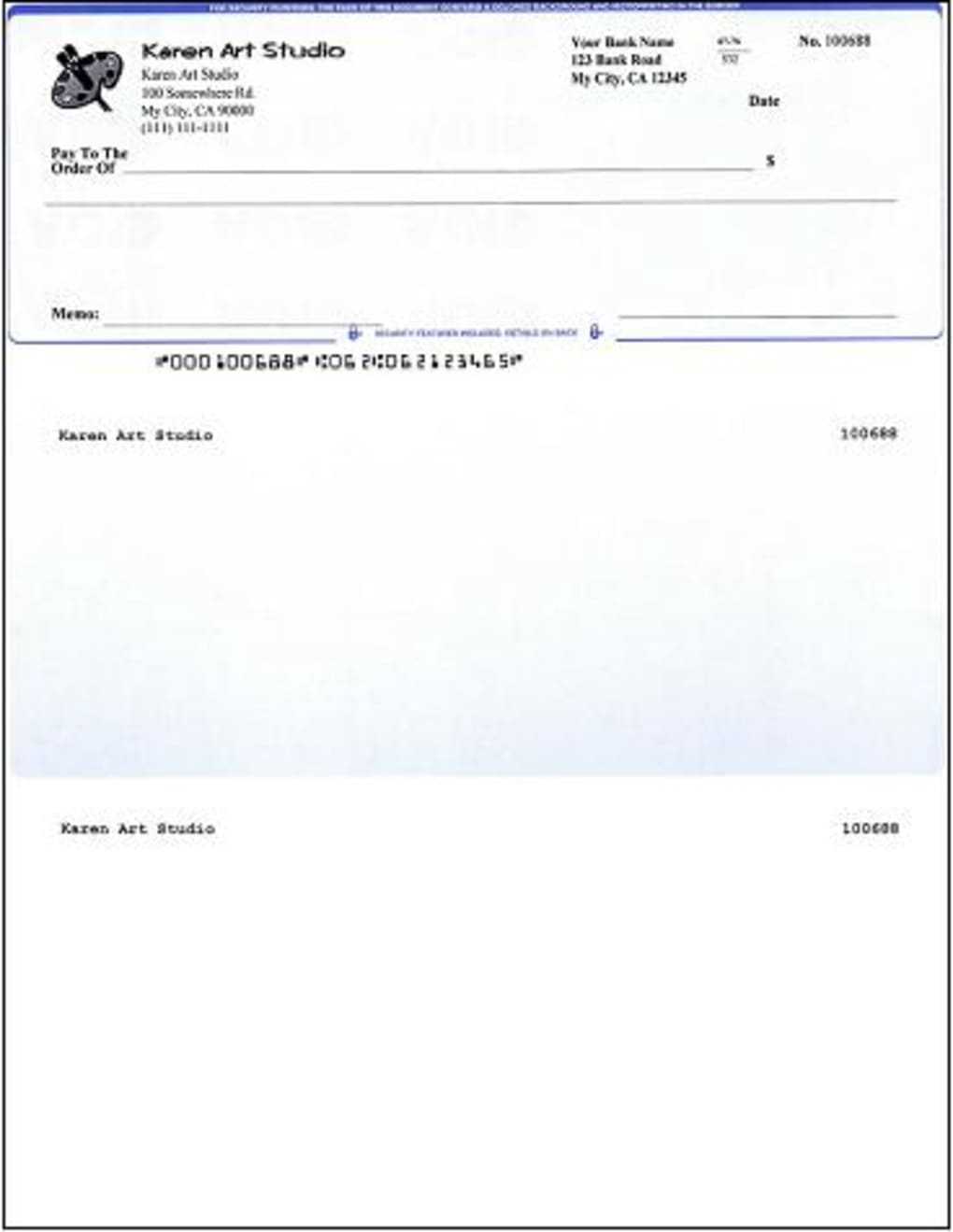 Quickbooks Check Virtual Printer – Download In Blank Check Templates For Microsoft Word