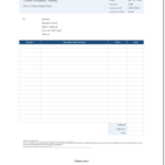 Quotation Form Download – Tomope.zaribanks.co With Regard To Work Estimate Template Word