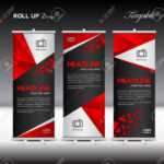 Red Roll Up Banner Template Vector Illustration,banner Design,.. Intended For Pop Up Banner Design Template
