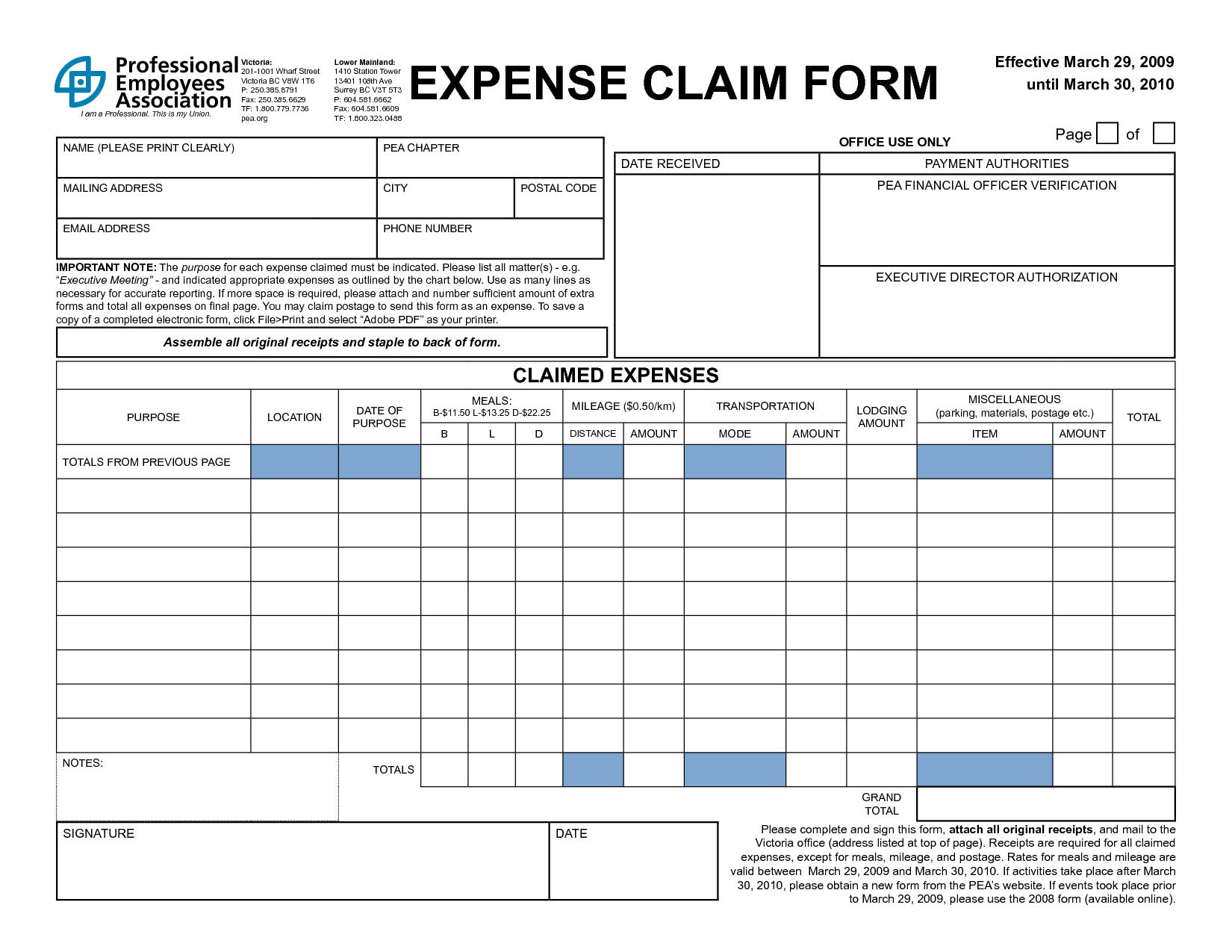 Reimbursement Form And Templates For Your Inspirations Pertaining To Reimbursement Form Template Word