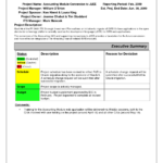 Replacethis] Monthly Status Report Template Format And Intended For Project Monthly Status Report Template