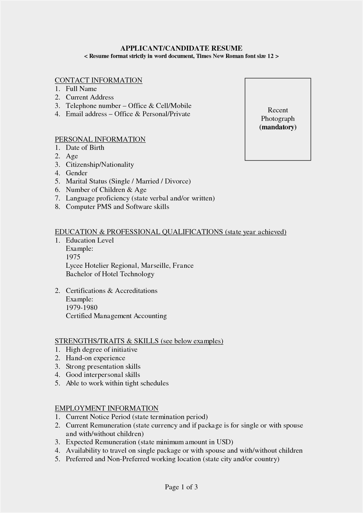Resume Template Word Download Malaysia – Resume Sample Within Blank Resume Templates For Microsoft Word