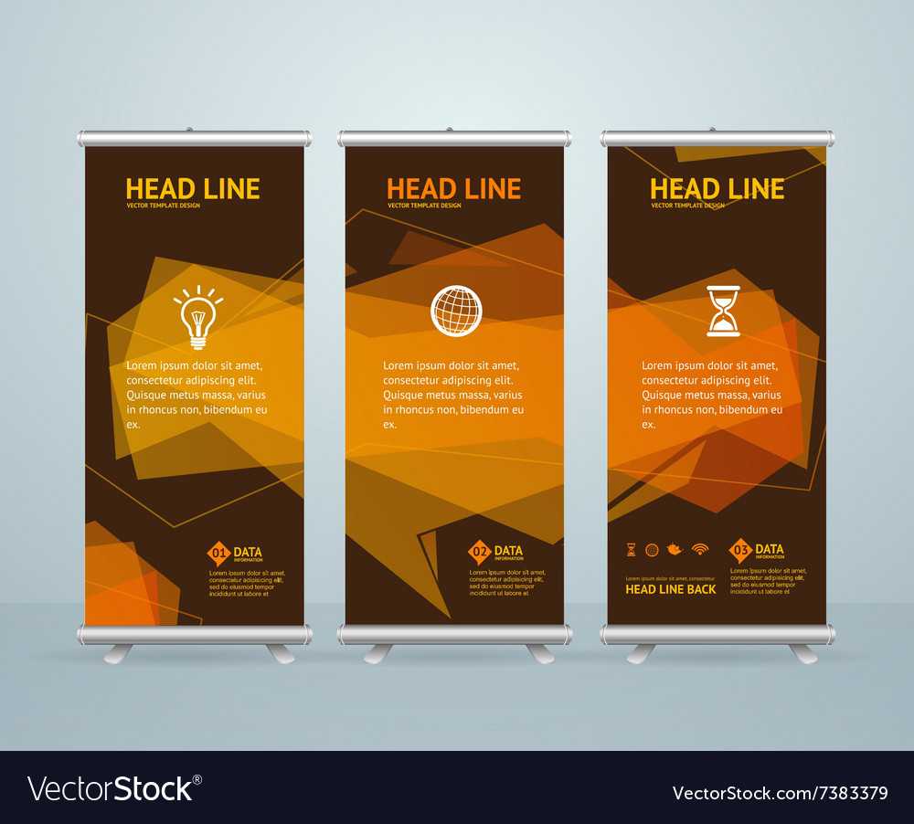 Roll Up Banner Stand Design Template In Banner Stand Design Templates