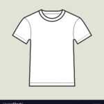 Roundneck T Shirt Template Pertaining To Blank T Shirt Outline Template