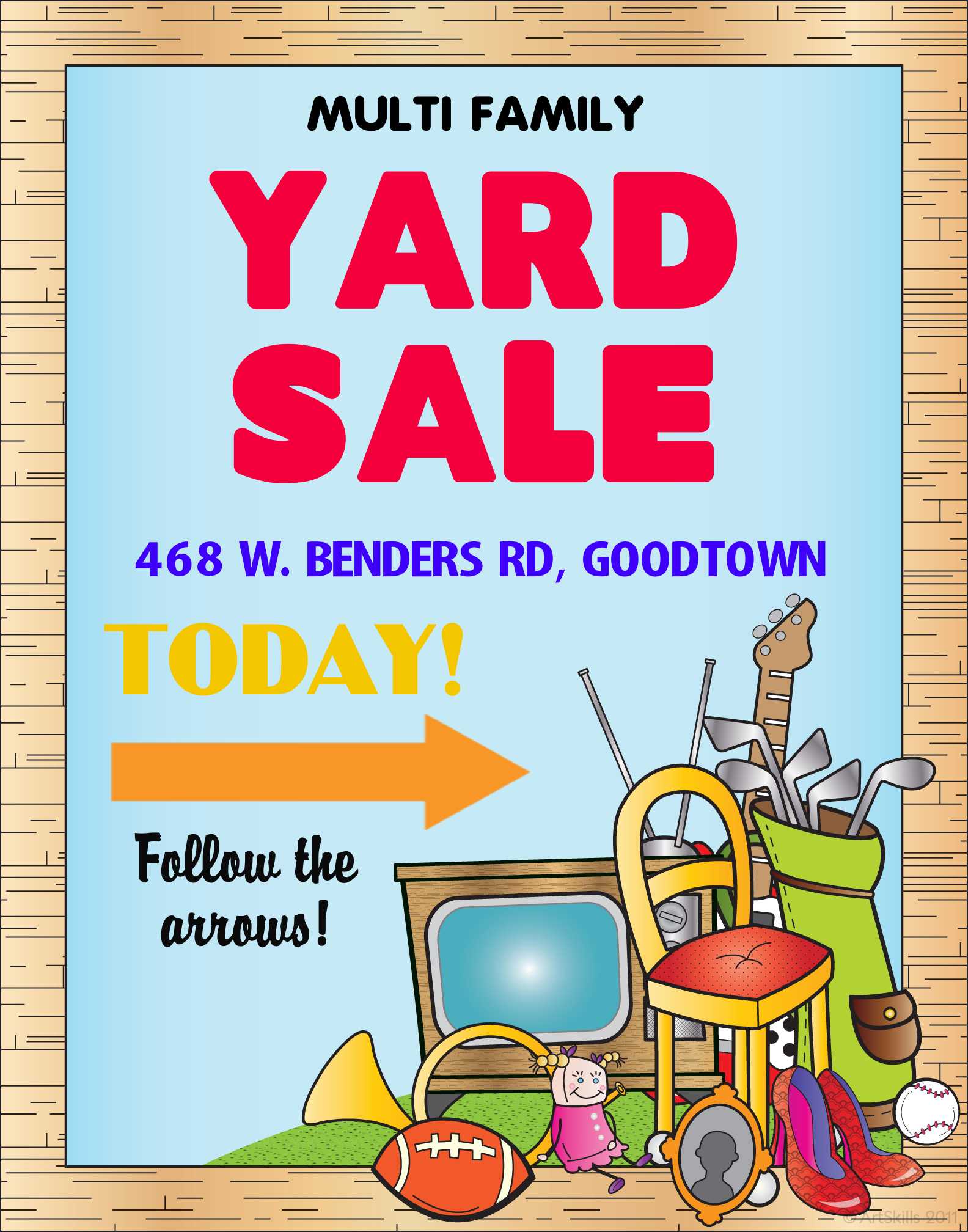 Sale Poster Ideas – Karan.ald2014 With Yard Sale Flyer Template Word
