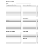 Sales Call Report Templates - Word Excel Fomats for Sales Call Reports Templates Free