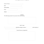 Sample Meeting Minutes Template – 6 Free Templates In Pdf In Corporate Minutes Template Word