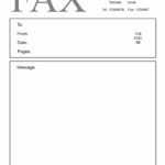 Sample Service Resume Intended For Fax Cover Sheet Template Word 2010