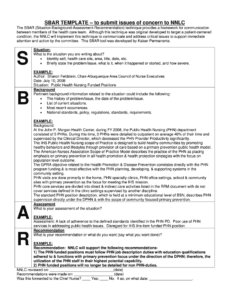 Sbar Template - Fill Online, Printable, Fillable, Blank regarding Sbar Template Word