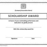 Scholarship Award Certificate Template With Regard To Birth Certificate Template For Microsoft Word