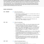 School Psychologist Resume Samples – Karan.ald2014 Within School Psychologist Report Template