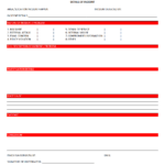 Security Investigation Report – With Failure Investigation Report Template