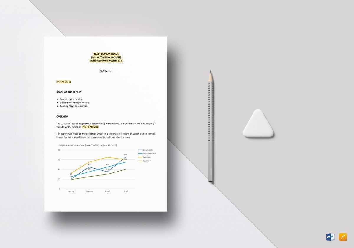 Seo Report Template In Seo Report Template Download