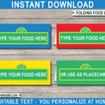 Sesame Street Party Food Labels Template Regarding Sesame Street Banner Template