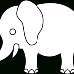 Shapes Clipart Elephant, Picture #1691753 Shapes Clipart With Blank Elephant Template