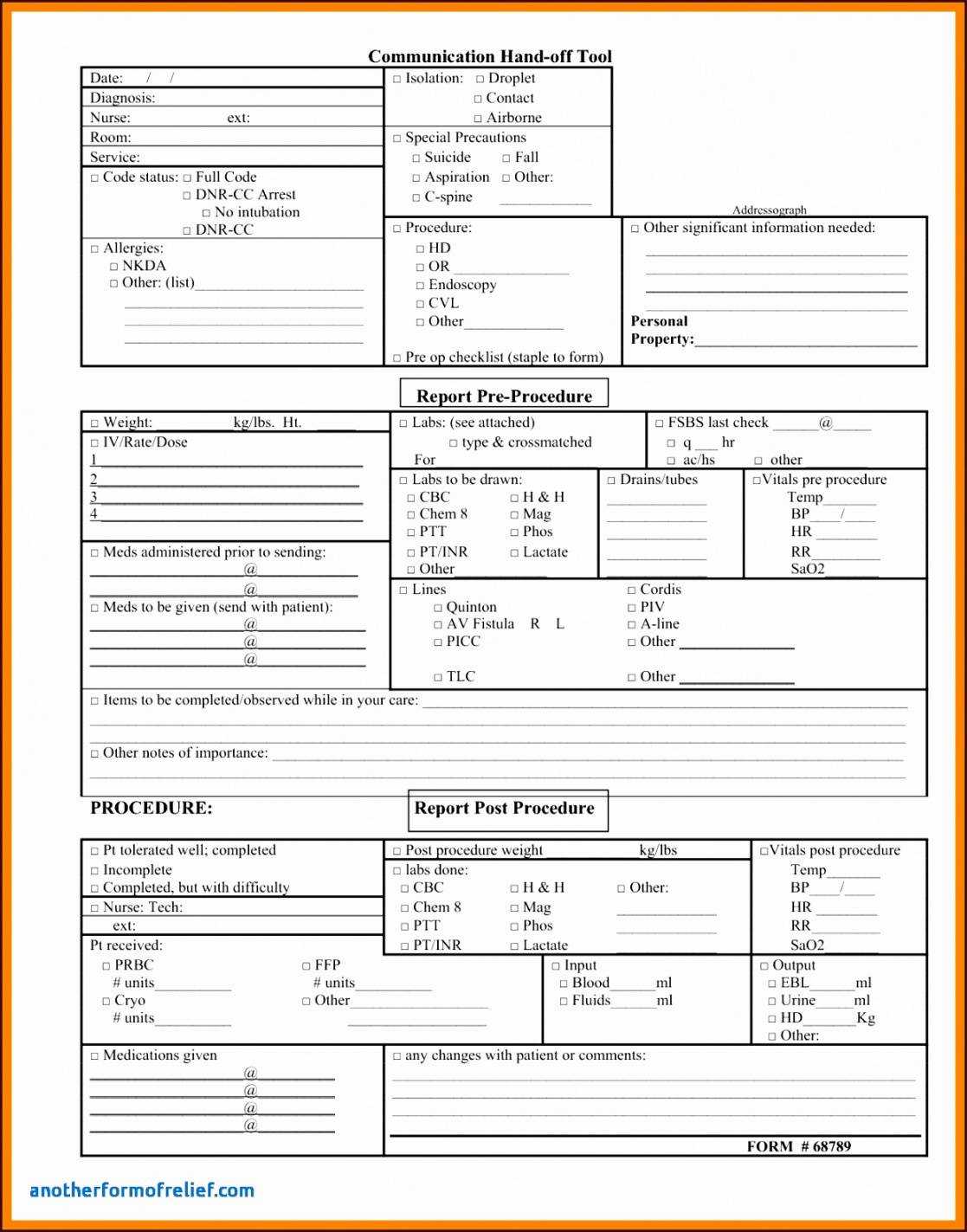 Shift Change Report Template Within Nurse Shift Report Sheet Template