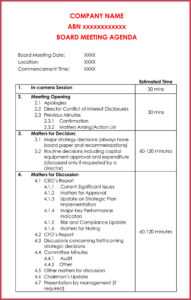 Simple Agenda Template - 19+ Best Agenda's Download In Pdf in Free Meeting Agenda Templates For Word