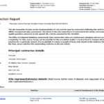 Site Inspection Report: Free Template, Sample And A Proven Pertaining To Company Report Format Template
