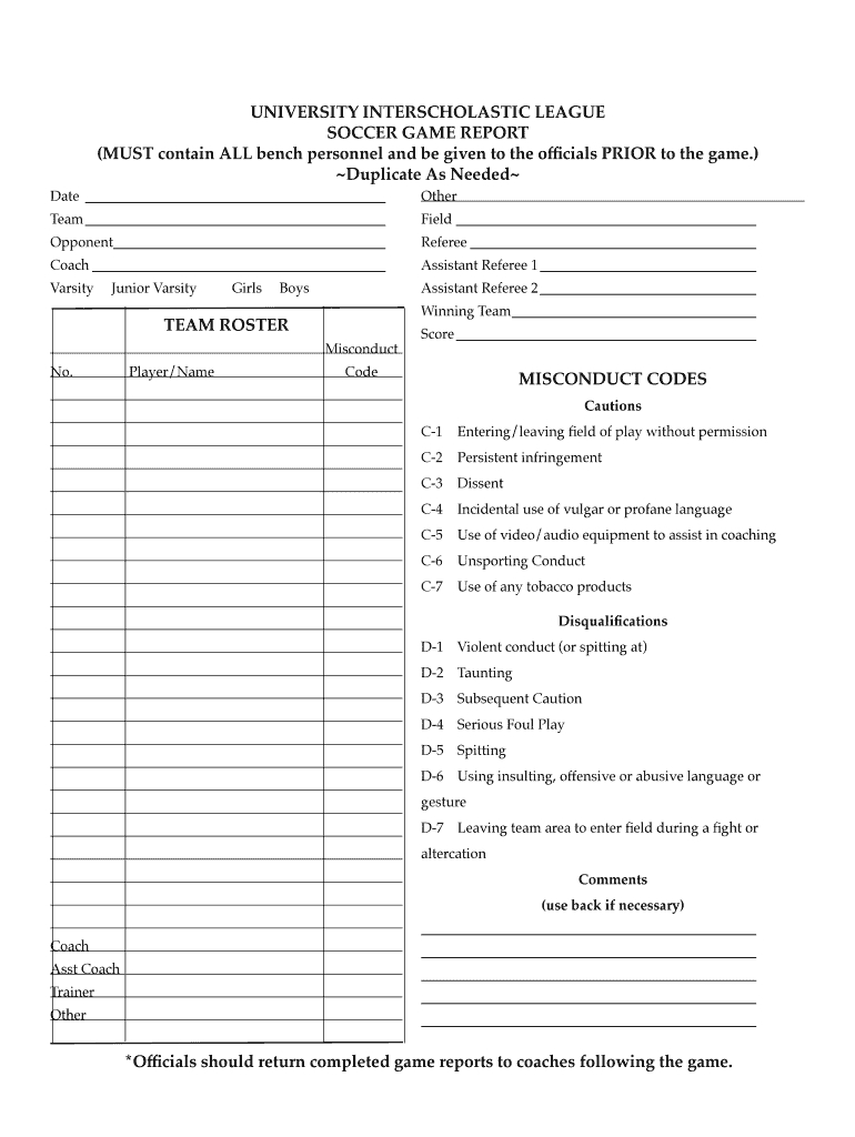 Coaches Report Template Best Professional Templates