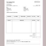 Spreadsheet Free Invoice Template Excel Download Uk Throughout Free Downloadable Invoice Template For Word