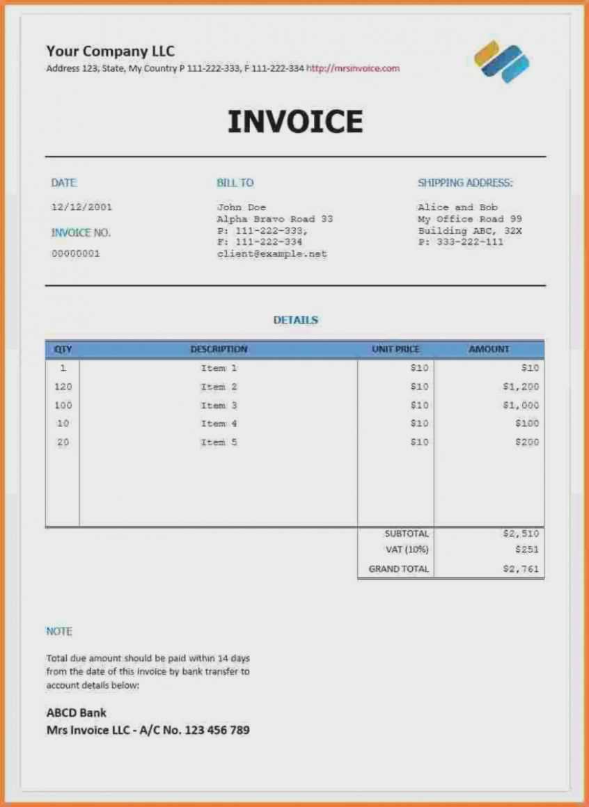 Spreadsheet Template Ideas Free Download Invoice Templates Pertaining To Web Design Invoice Template Word