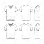 Stock Illustration Regarding Blank V Neck T Shirt Template