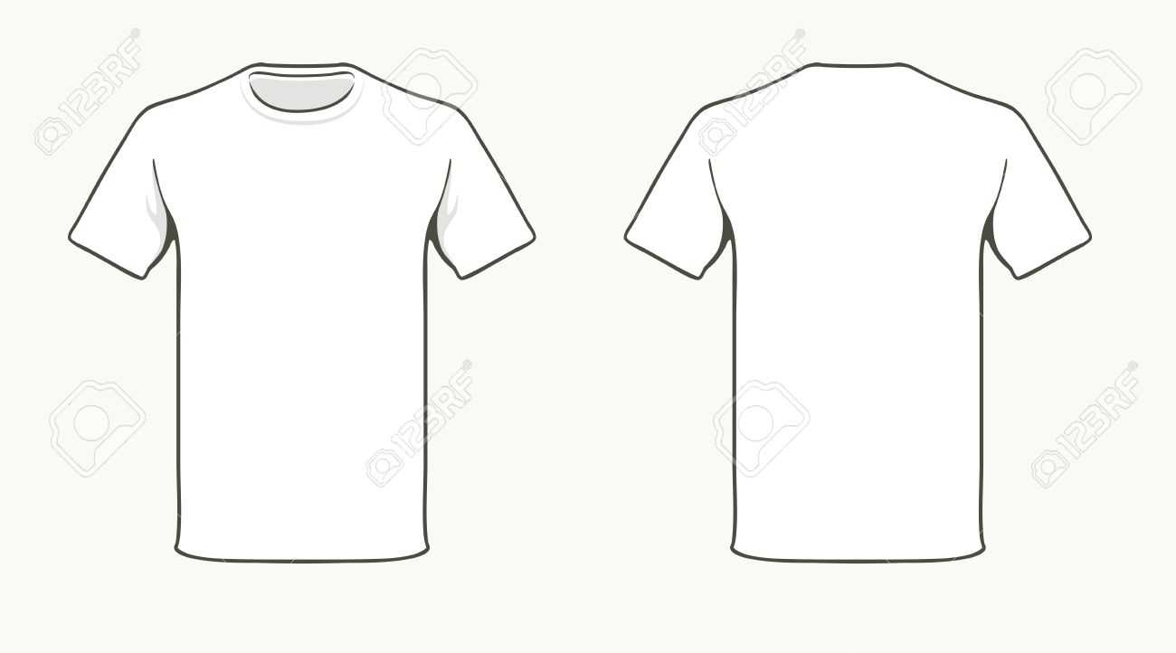 T Shirt Template Intended For Blank Tee Shirt Template