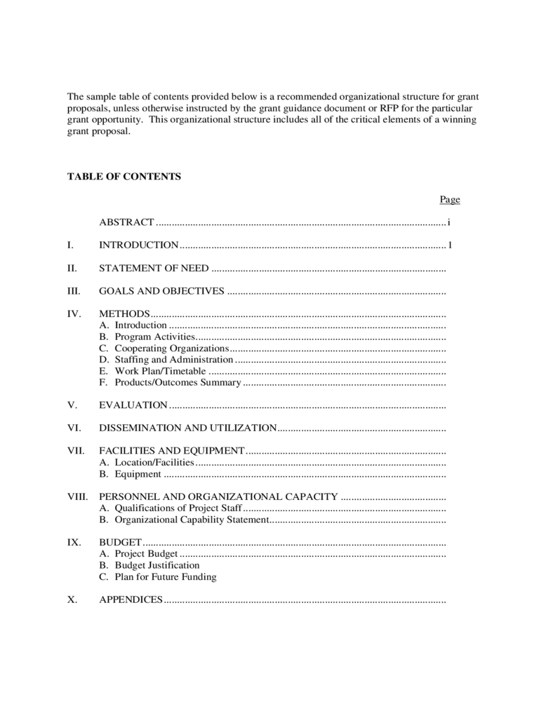 Table Of Contents Template – 6 Free Templates In Pdf, Word Intended For Blank Table Of Contents Template Pdf