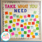 Take What You Need Bulletin Board Set | Live Love And Teach Throughout Bulletin Board Template Word