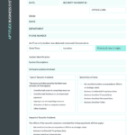 Teal It Incident Report Template For Computer Incident Report Template