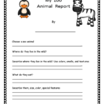 Télécharger Gratuit Animal Report Example With Animal Report Template