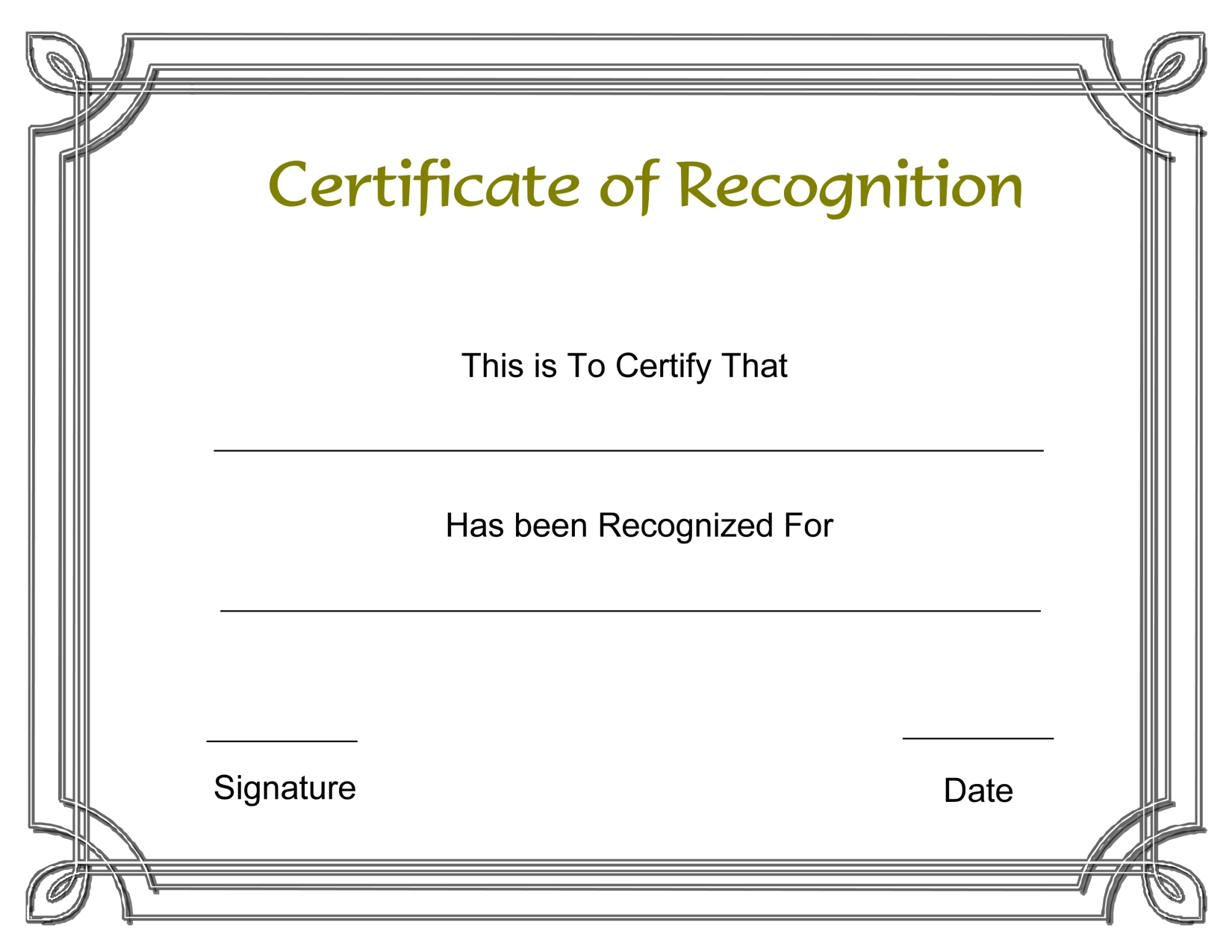 Template Free Award Certificate Templates And Employee Within Blank Award Certificate Templates Word