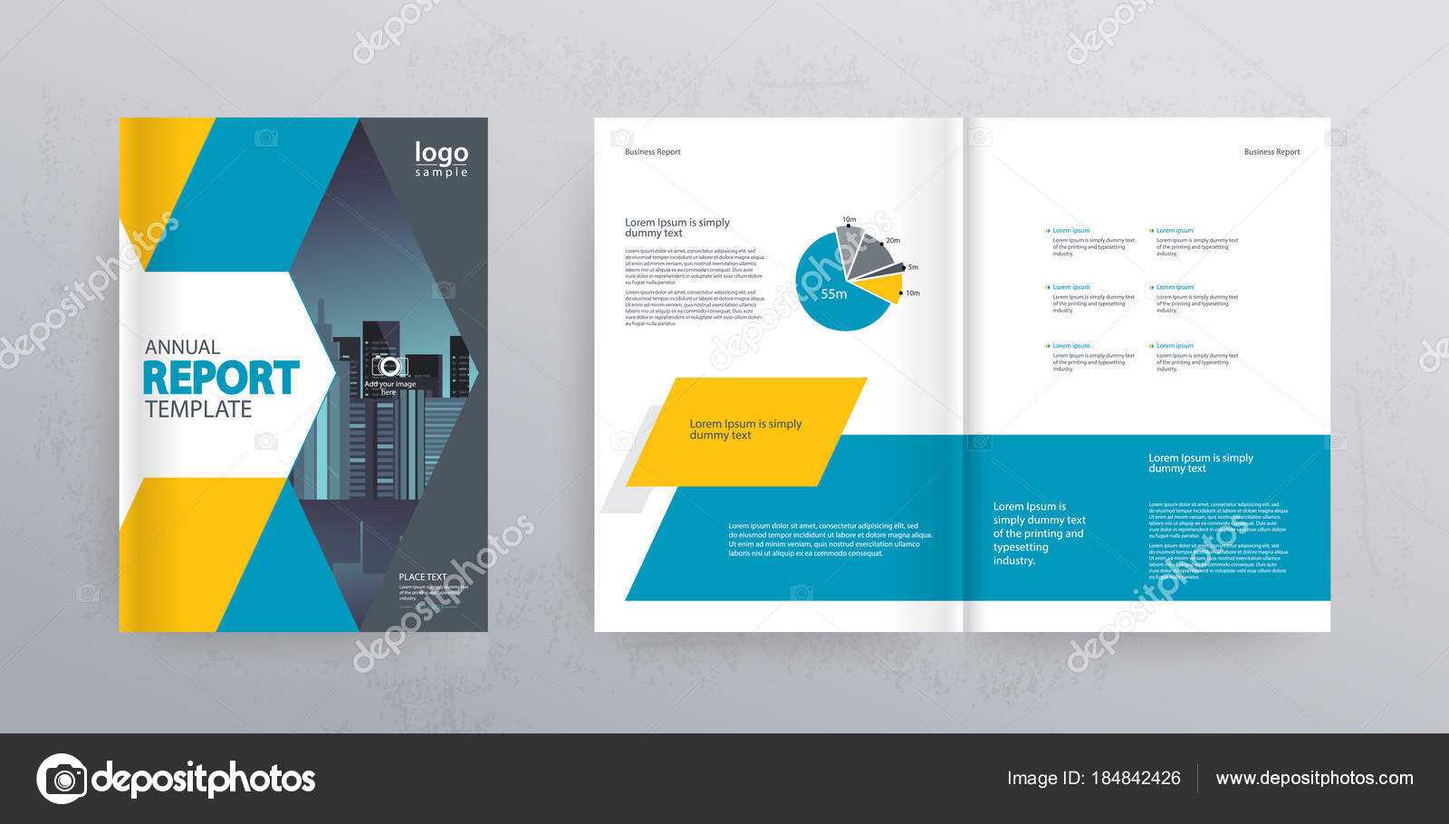 Template Layout Design Cover Page Company Profile Annual Within Cover Page For Annual Report Template