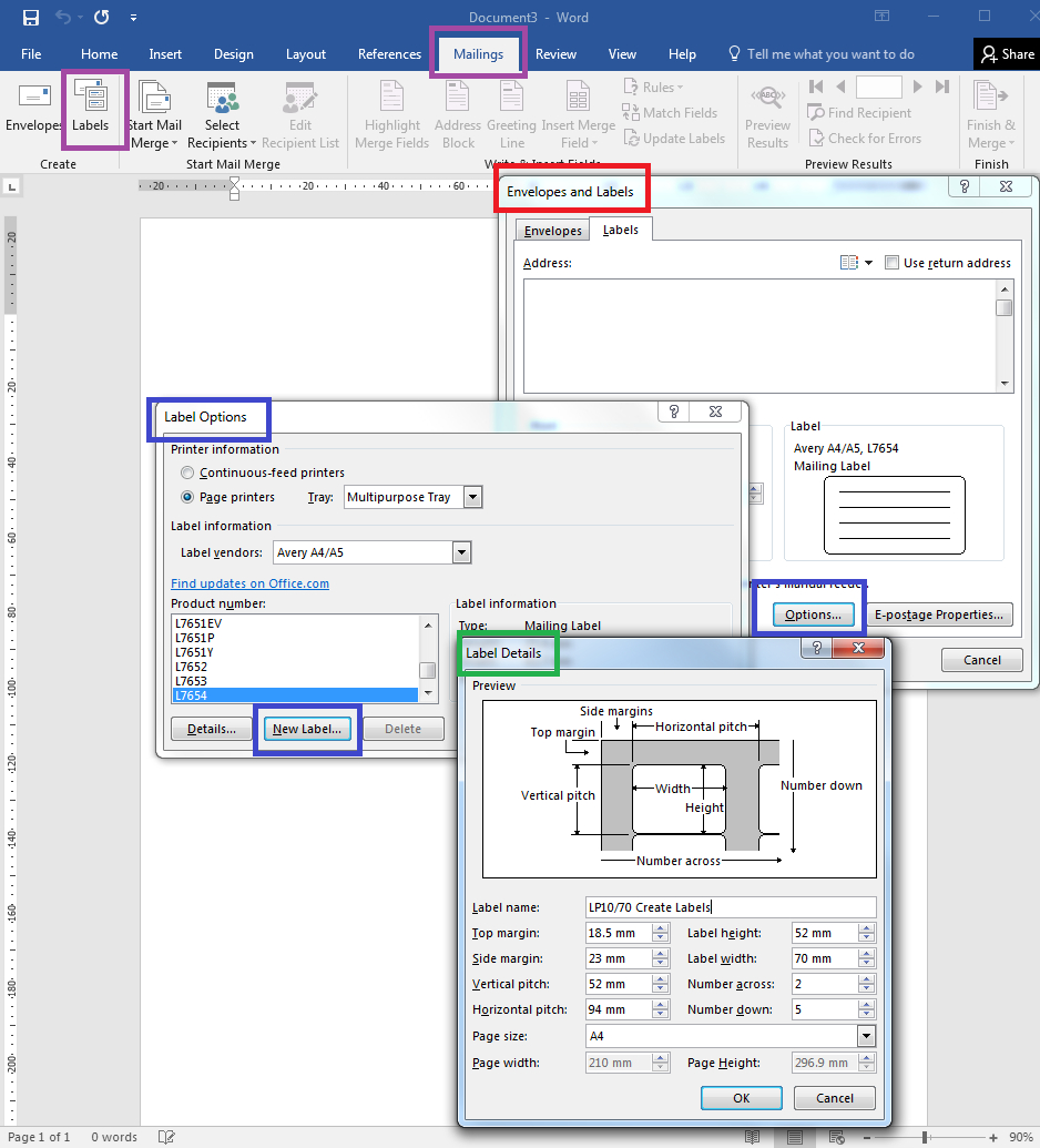 Template Tuesday: How To? – How To Make Label Templates With Button Template For Word