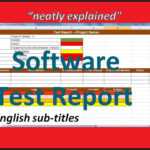 Test Report In Software Testing | Testing Status Reports Regarding Weekly Test Report Template