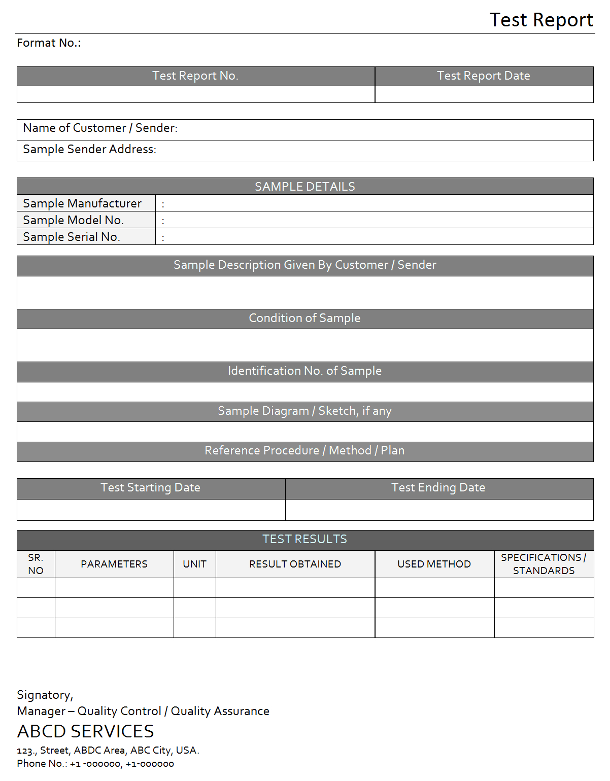 Test Report Template Excel ] – Templates Continuous Within Wppsi Iv Report Template