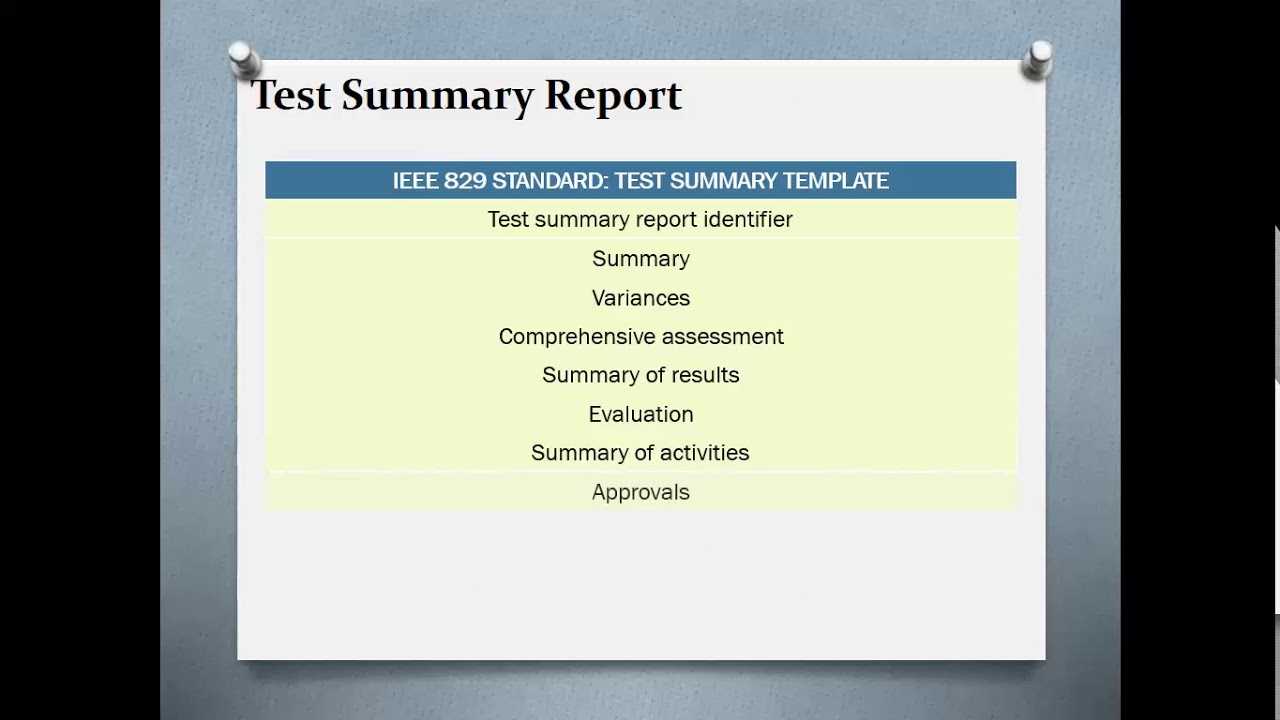 Test Summary Reports | Qa Platforms Within Test Summary Report Template