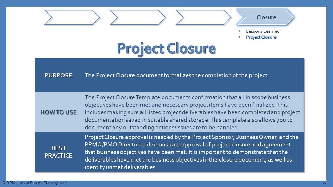 Texas Department Of Information Resources Presents – Ppt Regarding Project Closure Report Template Ppt