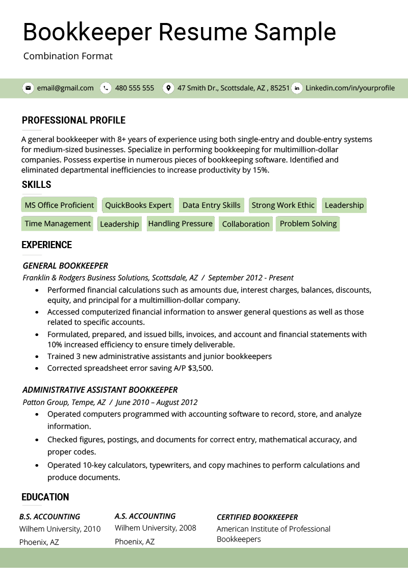 The Combination Resume: Examples, Templates, & Writing Guide Pertaining To Combination Resume Template Word