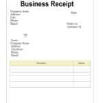 The Receipt Template With Blank Taxi Receipt Template