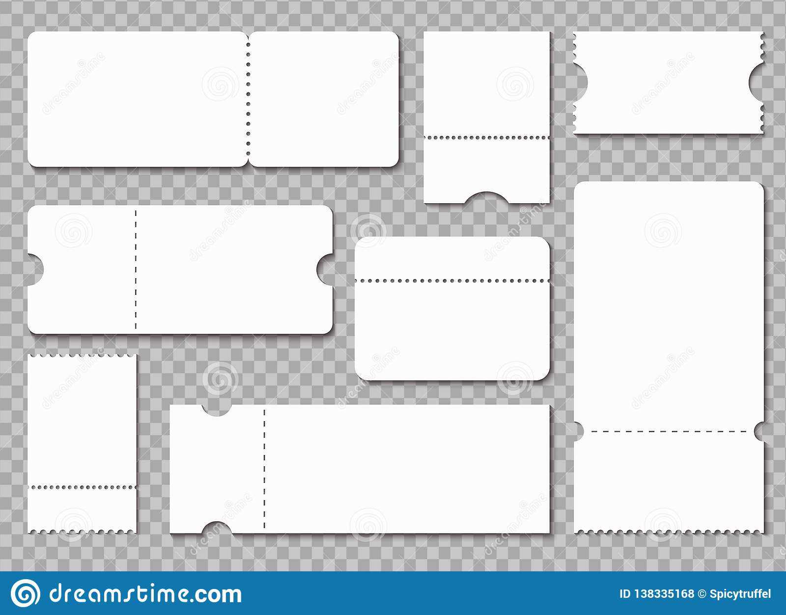 Ticket Template. White Blank Coupon. Lottery Raffle Admit Throughout Blank Admission Ticket Template