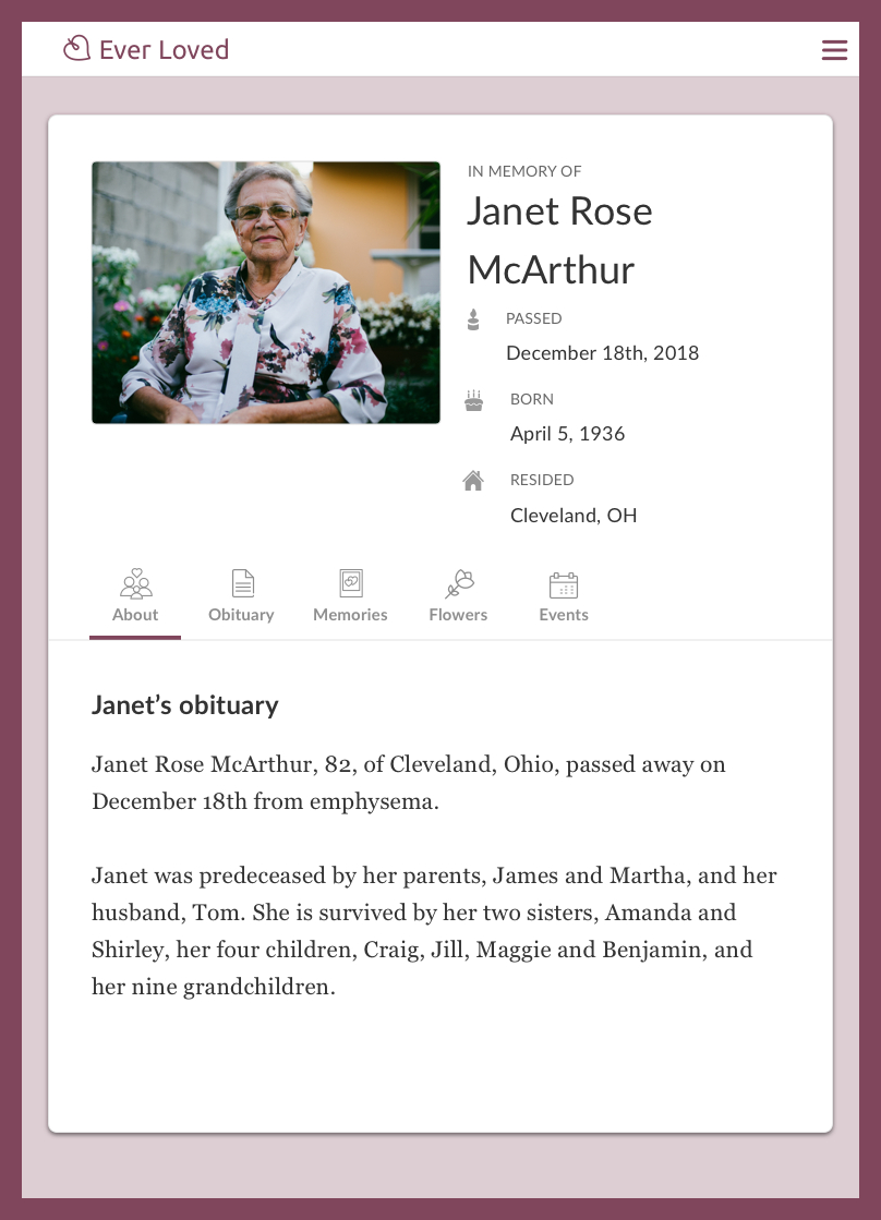 Top Free Obituary Templates | Ever Loved Pertaining To Obituary Template Word Document