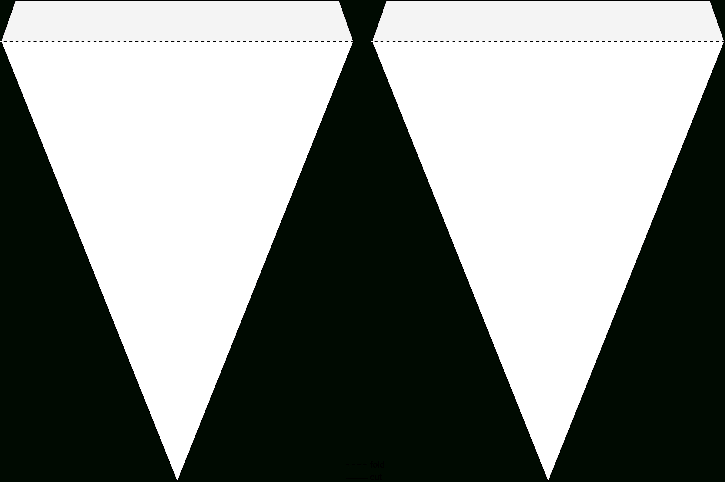 Triangle Pennant Banner Template Icons Png Free Png Clipart Throughout Triangle Pennant Banner Template