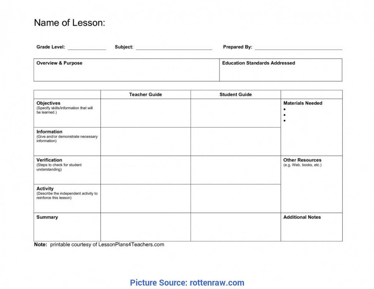 Unusual Simple Lesson Plan Template Uk Free Blank Lesson With Regard To Blank Curriculum Map Template